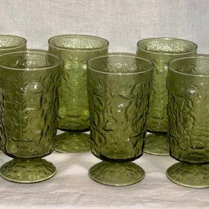 Vintage Anchor Hocking Lido Milano Glasses